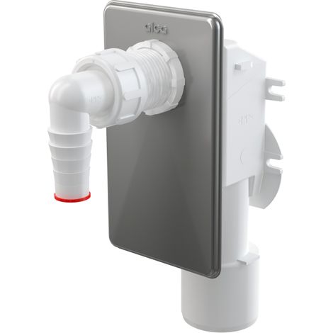 Sifón oculto para lavadora, acero inoxidable DN40 y DN50