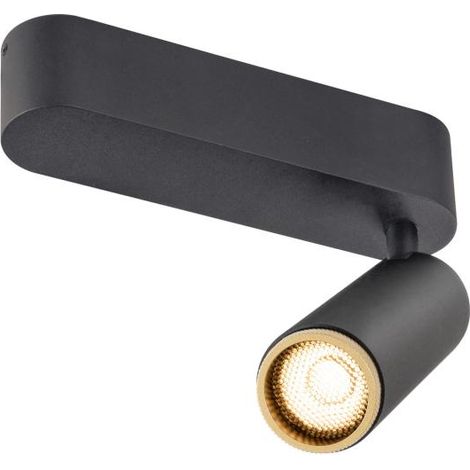 Plafonnier GRIP M intérieur simple PHASE 2700 K 14 W 42° noir / or - SLV - 1009070