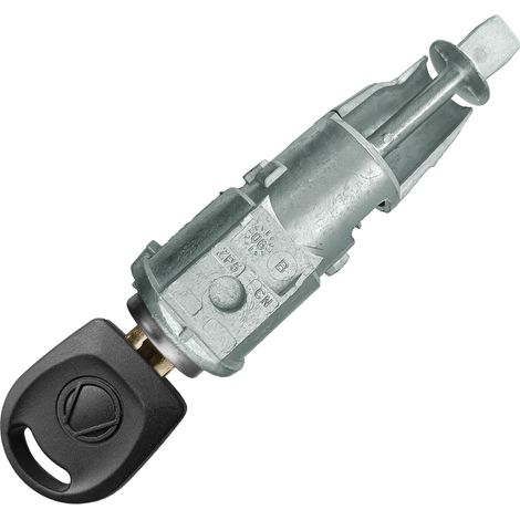 Suitable for Skoda Octavia left door lock cylinder, car door lock cylinder, 1 key, auto parts OE: 6Y0898167E (1/4)