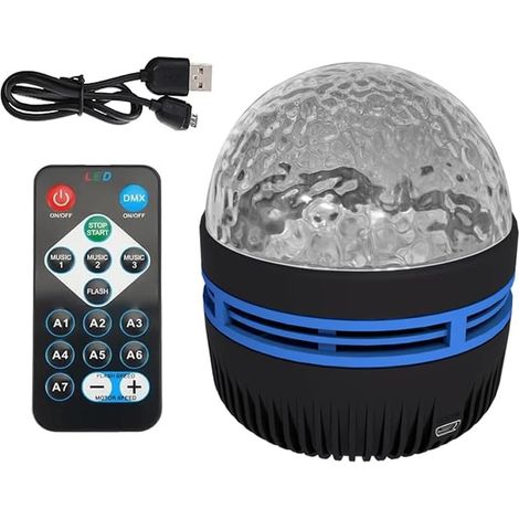 Projecteur d'aurores boréales USB 2 en 1, lampe veilleuse effet vagues avec télécommande, projecteur de lumière d'aurores boréales pour chambre à coucher (1/5)