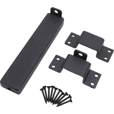 Verrou de portail coulissant en acier Aramox avec trou pour cadenas (1/5)