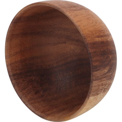 Bol à savon en bois pour rasage, récipient de barbier portable à grande capacité pour mousse riche, essentiel pour le grooming masculin. (1/5)