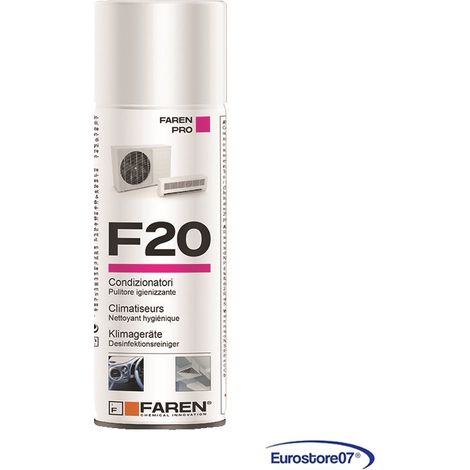 FAREN 'F20'  IGIENIZZANTE SPRAY PER CONDIZIONATORI CLIMATIZZATORI DF 906120