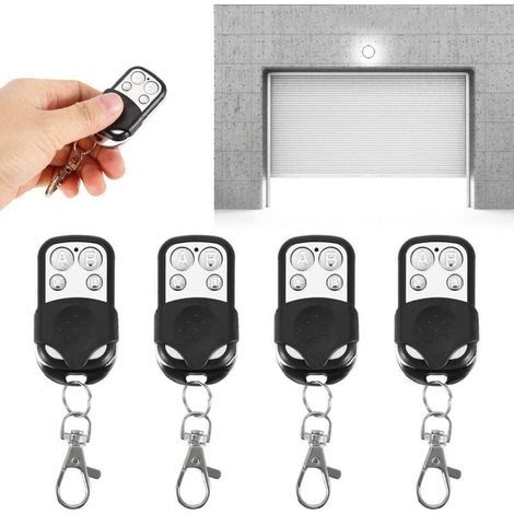 Control remoto universal eléctrico de clonación de 4 piezas para abridores de puertas de garaje - Juego de 4 piezas - DPZO (1/4)