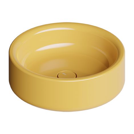 IDILLA diam42. Jaune brillant. Bonde. Sans Siphon