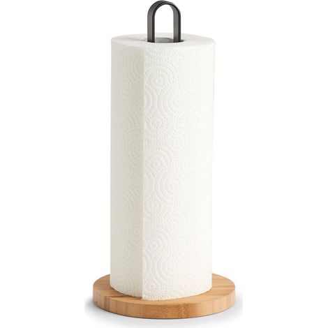 Küchenrollenhalter mit Bambussockel, Ø 15 x 31,5 cm