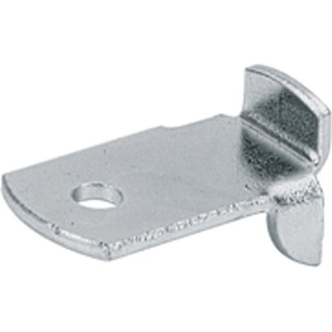 Hettich Bodenträger, Vari 13129, L 25,5mm, B 14mm, H 11,5mm, Stahl verzinkt (1/2)