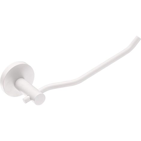 Portarrollos de papel higiénico blanco mate Pollini Round AC0MRO003BO  Blanco mate