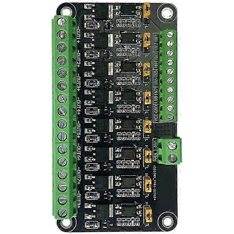 Automate programmable industriel (API) à microcontrôleur MOSFET 8 canaux avec commande PWM et isolation par optocoupleur (1/5)