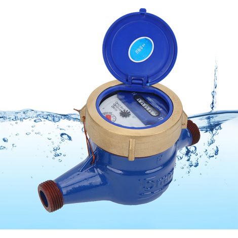 LXS-20E 1/2 Instrument de mesure du volume d'eau du robinet domestique : compteur d'eau à joint liquide à palette rotative, compteur d'eau à palette rotative de type sec. (1/5)