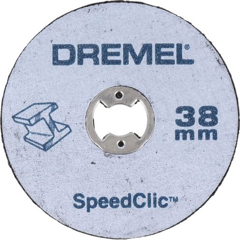 Engino Dremel EZ SpeedClic SC406 Rueda de corte metal 2-pack, 2 ruedas con 38mm diámetro para la herramienta rotativa