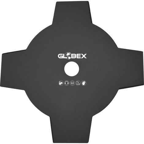 Globex disco in acciaio a 4 denti per decespugliatore ø mm. 255 - Globex