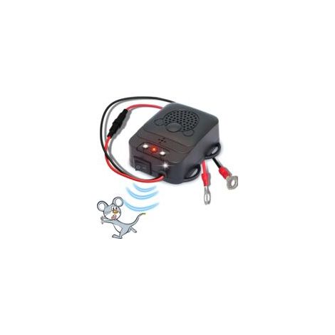 Répulsif ultrason pour voiture – Dissuasion anti-fouine et rongeurs – Fréquence 12-24KHz – Protection jusqu'à 40㎡ – Éclairage LED stroboscopique