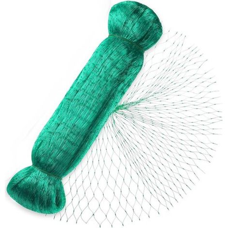 Vogelschutznetz Grünes Vogelschutznetz Feinmaschiges Schutznetz für Gemüse und Obst Robustes Polyethylen Flexibles Gartennetz 4 x 10 m (1/5)