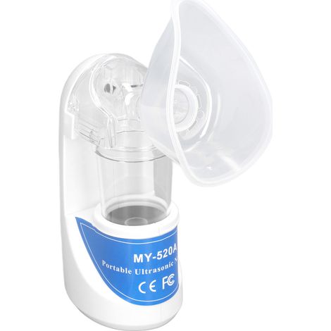 Nébuliseur ultrasonique silencieux portable mini inhalateur de poche pour voyage urgence 100-240V prise UE (1/5)