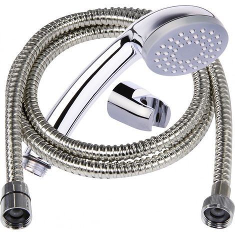 Duschrückenset One Chrome mit flexibler Halterung