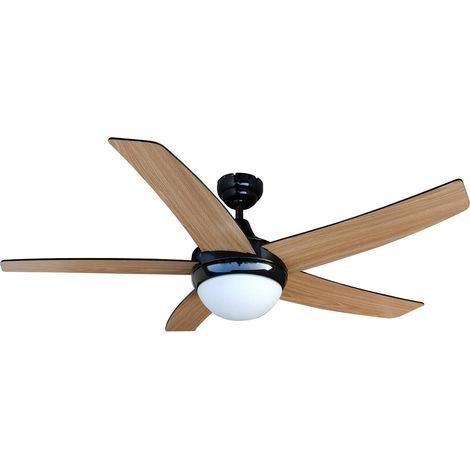 Ceiling Fans with Lighting 'Auraya' made of Metal for Living Room & Dining Room (1/5)