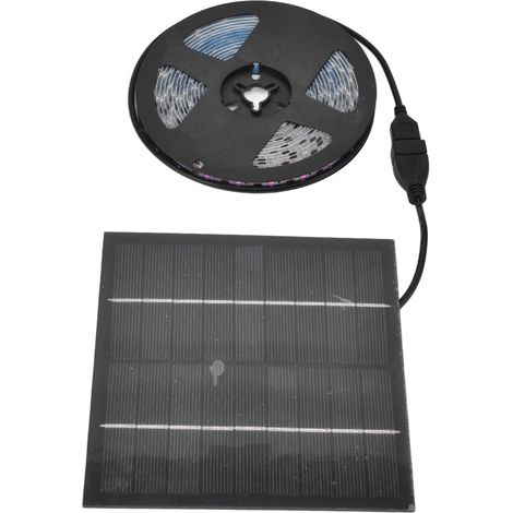 Lampe de croissance LED 5W à spectre végétal, éclairage d'appoint pour semis de légumes, plantes d'intérieur et aquarium, lumière rouge, sans batterie, câble 1M (1/5)