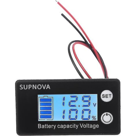 Testeur de capacité de batterie CC 7-68 V, 12 V, 24 V, 48 V, 60 V (bleu) pour voiture et moto (1/5)