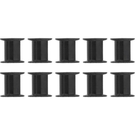 Jeu de 10 poulies de renvoi de courroie de distribution en aluminium, diamètre intérieur 6 mm, diamètre extérieur 12 mm, kit d'accessoires de rechange 5413-0001-0