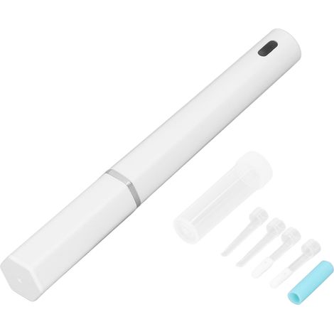 Outil d'endoscope auriculaire WiFi avec caméra 5,5mm, nettoyeur de cérumen blanc, extracteur de cire auditive, appareil d'inspection visuelle de l'oreille (1/5)