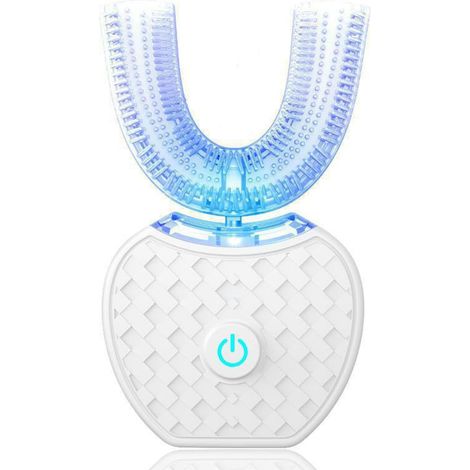 Brosse à dents électrique sonique automatique en forme de U - Blancheur des dents - Nettoyage à 360° pour adulte (1/5)