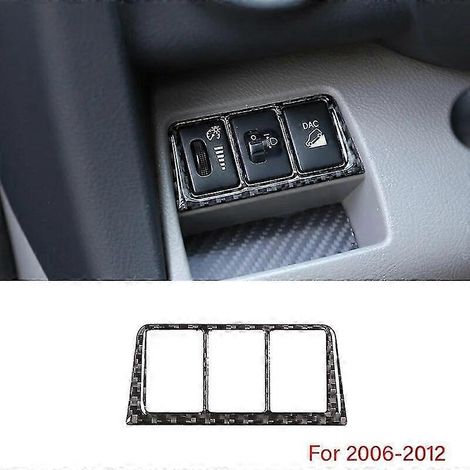 Für Toyota RAV4 2006-2019: Mittelkonsolen-Interieuraufkleber aus weicher Kohlefaser – Zubehör zur Fahrzeugmodifikation (8 Stück)