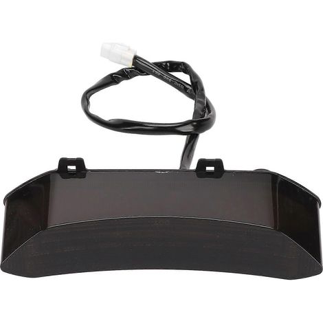 Schwarzes, getöntes Rücklicht mit LED-Beleuchtung aus ABS-Kunststoff, Ersatz für Raptor 700R (2006–2018)