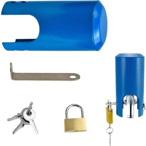 Verrou de robinet extérieur, protection contre le vol et le vandalisme, cache-robinet pour robinet extérieur, pour la cuisine (1/5)