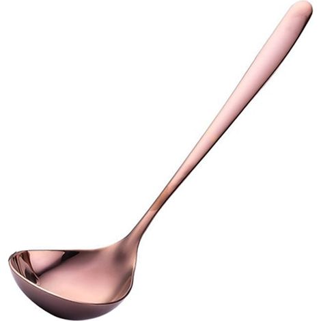 Cuillère À Soupe Profonde - Acier Inoxydable 18/10 - Pour Soupes Ragoûts Sauces - Cuisine Maison et Professionnelle - Lot de 1 (1/5)