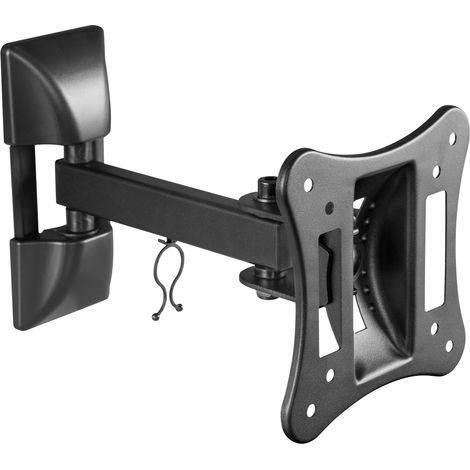 Soporte de pared Cabletech de 15 kg para televisores de 13 a 27 pulgadas, con gestión de cables.