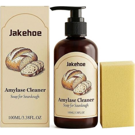 2 piècesSavon nettoyant pour pâte au levain, idéal pour les préparations au levain et la pâtisserie. Sa formule enzymatique dissout les résidus de pâte, réduit le besoin de frotter et de faire tremper (1/5)