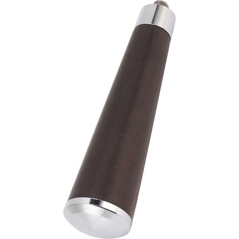 Poignée de porte-filtre à café M10 en palissandre noir, ergonomique et lisse, pour filtre à café. (1/5)
