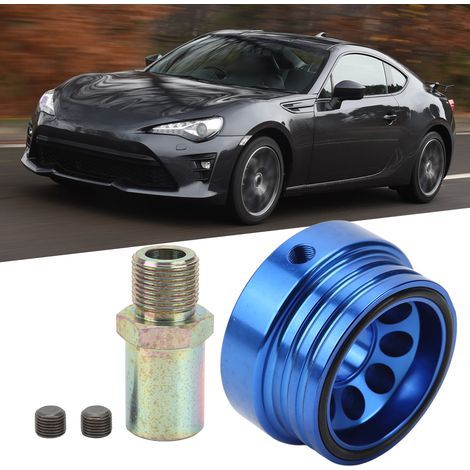 Plaque d'adaptateur filtre à huile professionnelle pour GT86 2017+, accessoire automobile bleu (1/5)