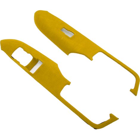 Panneau de Commande de Lève-Vitre pour Ford Mustang 2015-2021 Conduite à Gauche, Garniture Jaune (1/5)