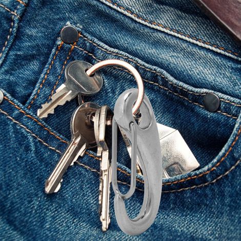 Mousqueton en acier inoxydable pour accessoires de plongée, kit de boulons à dégagement rapide, manille de 70 mm (1/5)