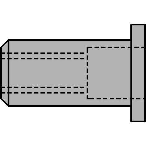 Gesipa 1433676 Blindnietmutter (Ø x L) 6 mm x 11 mm M4 Aluminium    500 St. (1/4)