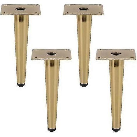Set med 4 möbelben, guld (1/4)