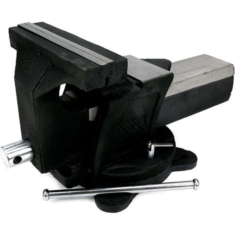 Tornillo de banco giratorio industrial fabricado en hierro dúctil, 250 mm Waryński (1/5)
