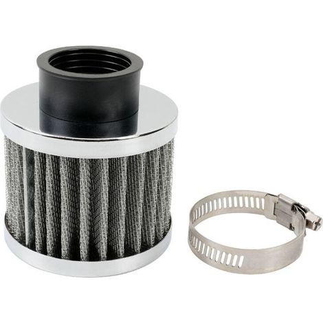Autozubehör 35-mm-Pilz-Luftfilter, silberfarben