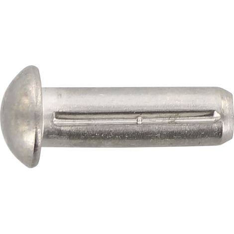 DIN1476  3x  6 Edelstahl A1 1.4303 Halbrundkerbnagel (1/3)