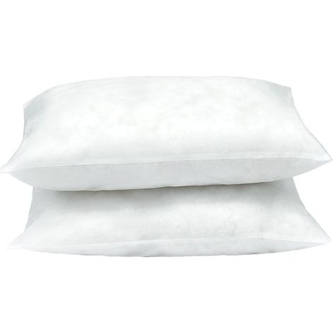 Lot de 2 oreillers en fibres synthétiques, hypoallergéniques et lavables en machine, pour un confort optimal et une sensation de légèreté.-AquaForge (1/5)
