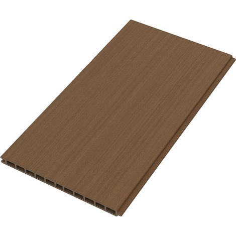 MAX-XL WPC-Steckzaun, teak 300 x 20 x 1790 mm
