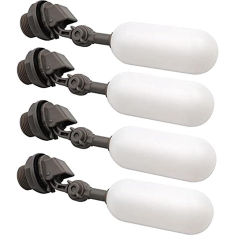 Lot de 4 Vannes à Flotteur 3/4" avec Bras Réglable pour Piscine à Réservoir D'Eau (1/5)