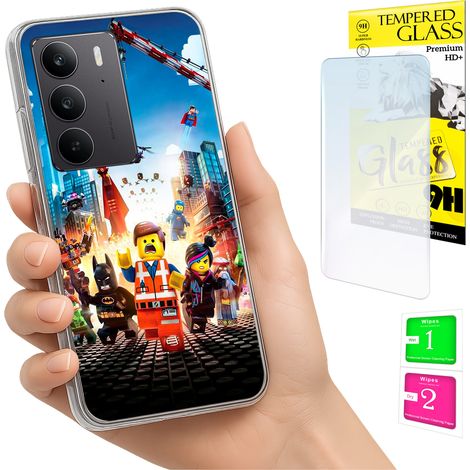 Custodia per Realme C75 / 14X 5G con cover fotografica e vetro temperato 9H. (1/5)