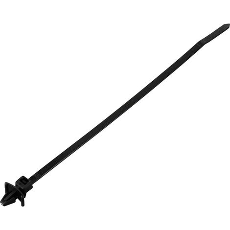 TRU COMPONENTS TC-13030696 TC-WM-115-3.6-UVB-B Kabelbinder 155 mm 3.6 mm Schwarz mit Flügelverschlus