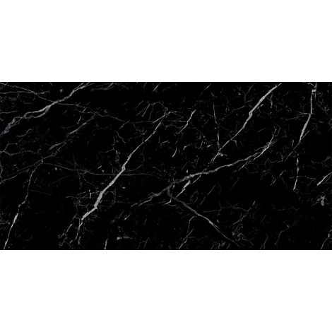 Mexen Simba Black gres esmaltado rectificado G1, baldosa para suelo y pared 120 x 60 cm, alto brillo - TL210-120-060-00 (1/5)