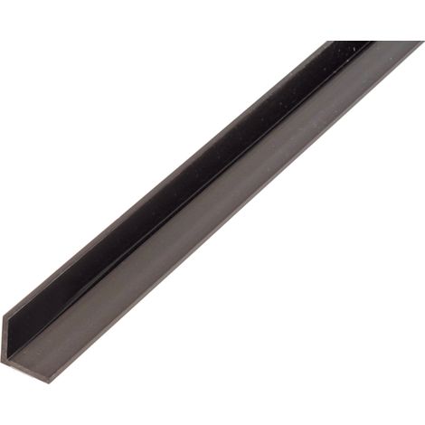 PROFILO ANGOLARE 10X10X1000MM PVC NERO