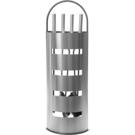 Ruecab Servitore elegante in acciaio inox 66 cm