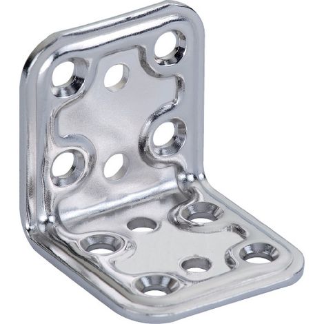 PIASTRA 746/IN ANGOLARE INOX 40X40X40 MM- ALDEGHI LUIGI SPA- 5,0 pz